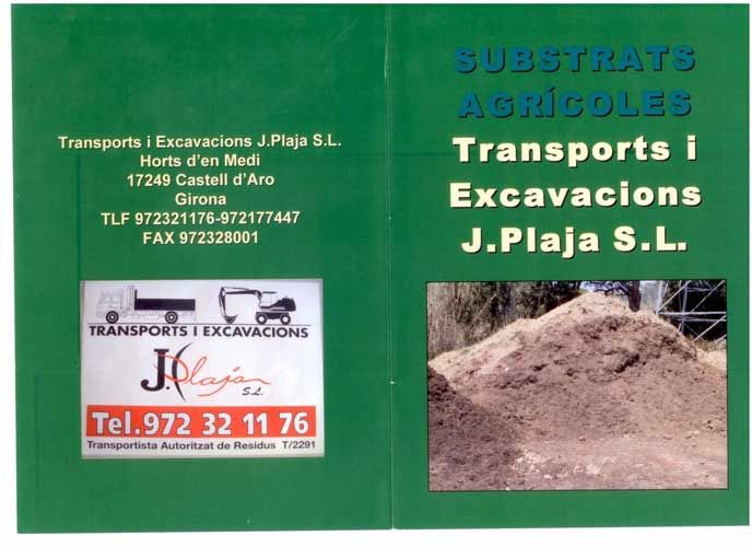 Transports y Excavacions J. Plaja contacto